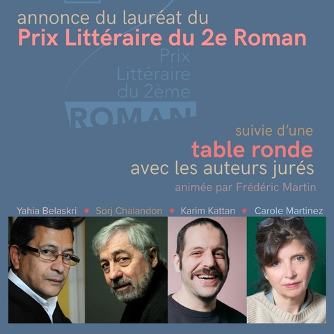 Prix littéraire du 2e roman 2026
