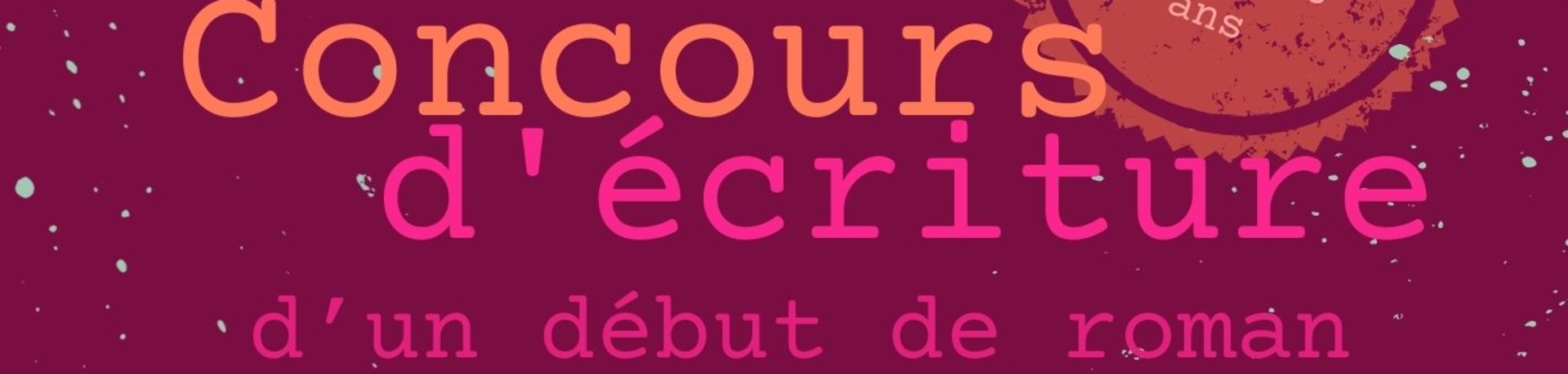 concours_d'ecriture 2026 affiche