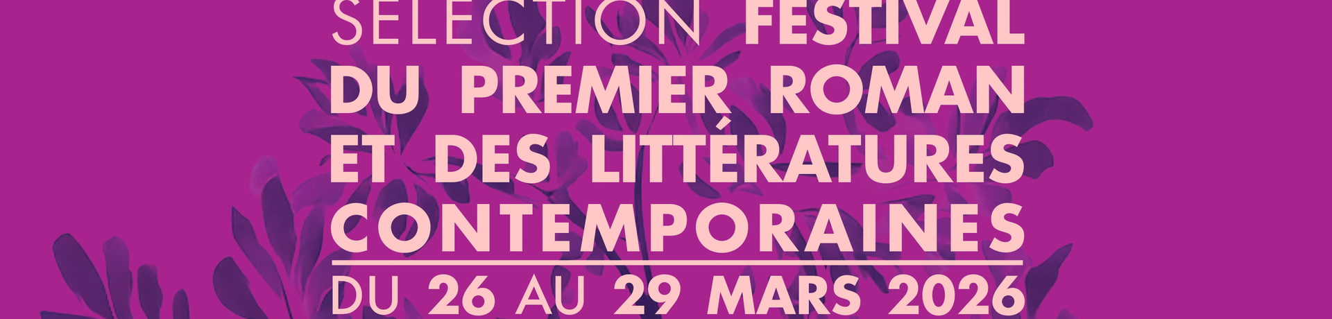affiche sélection premiers romans 2026
