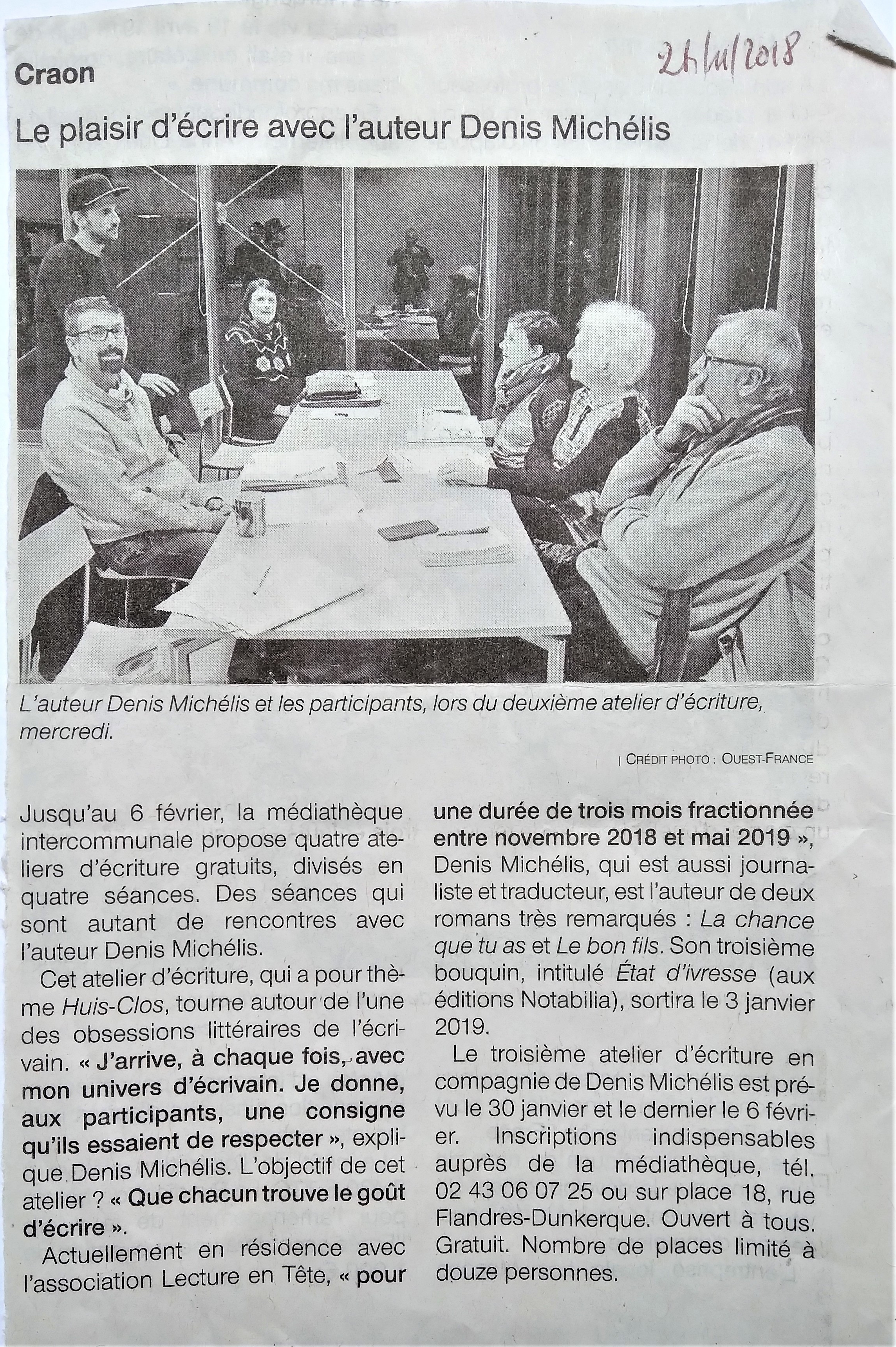Denis Michelis presse1-2018
