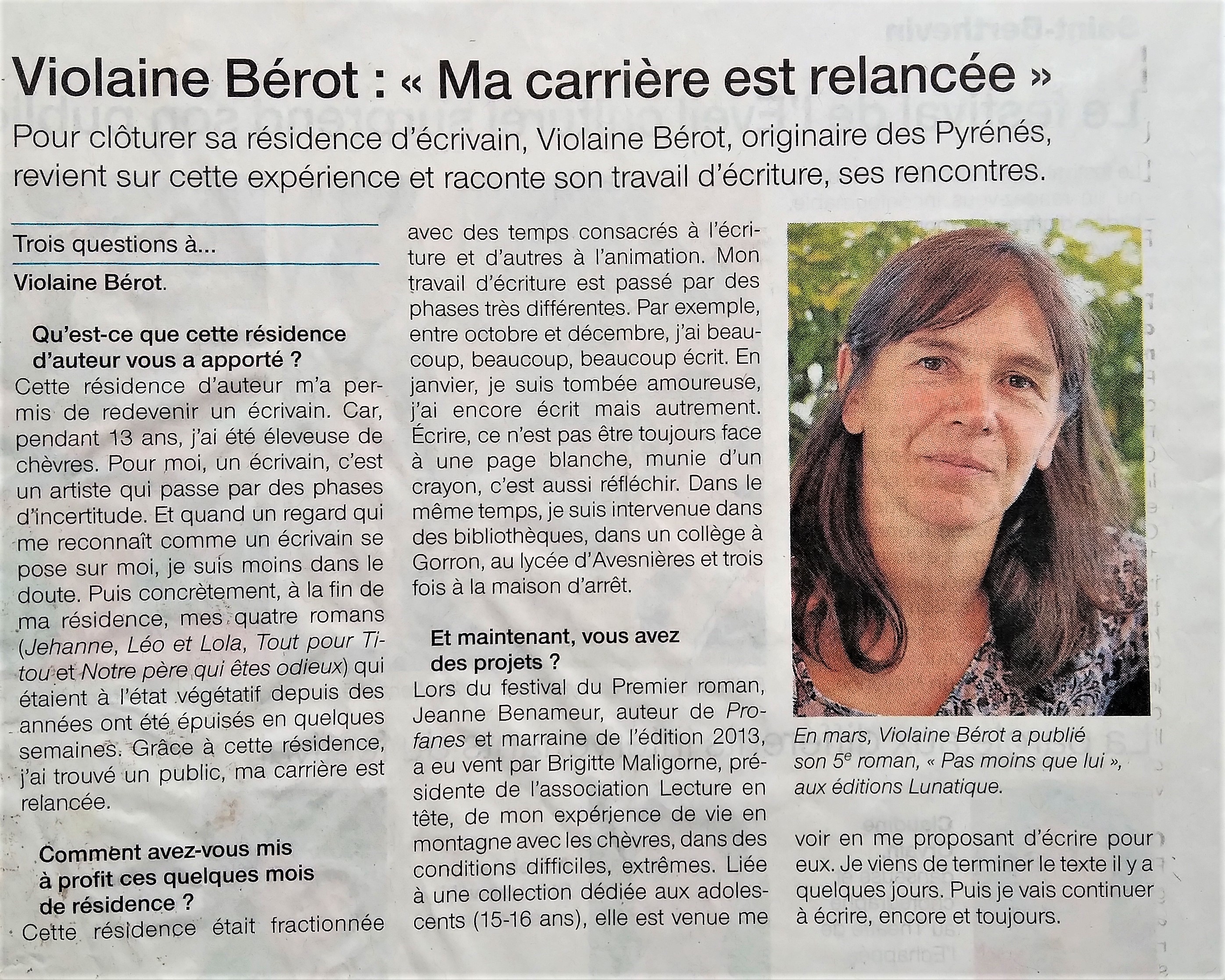 Violaine Berot presse 2-2013