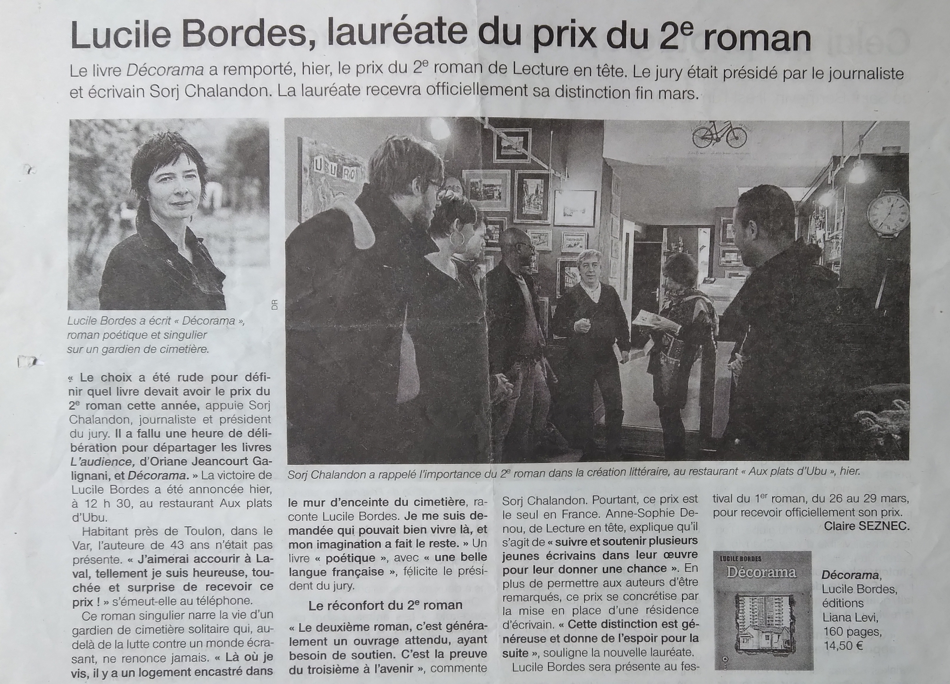 Lucile Bordes presse 1-2015
